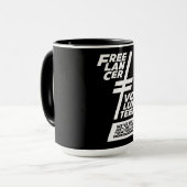 Mug Pas un bénévole (Devant gauche)
