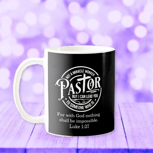 Mug Pas un faiseur de miracles Luc 1:37 Remerciement a