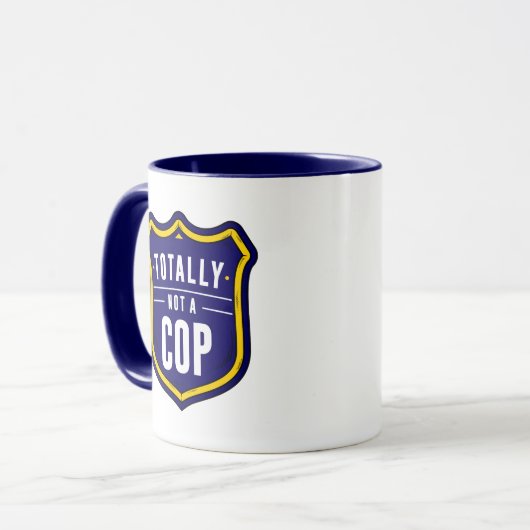 Mug Pas un flic (Devant gauche)