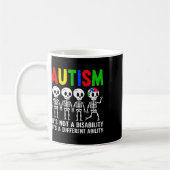 Mug Pas un handicap C'est une capacité différente Auti (Gauche)