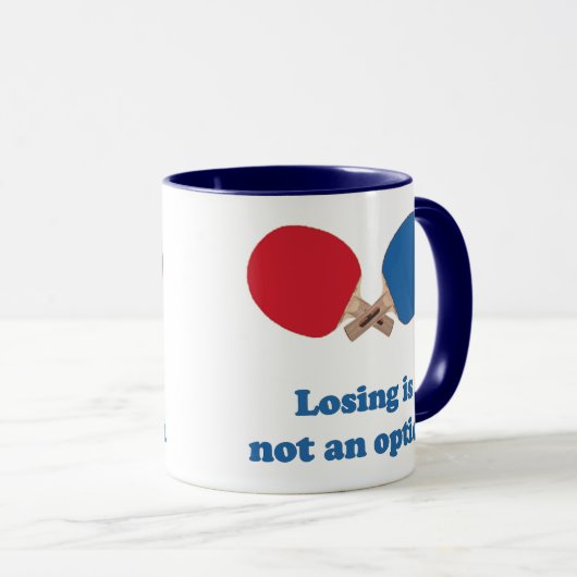 Mug Pas un ping-pong d'option (Devant droit)