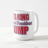 Mug Pas un roi, juste un vrai président (Devant droit)