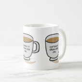 Mug Pas une personne d'après-midi l'une ou l'autre (Devant droit)