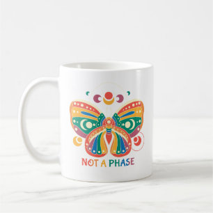 Mug Pas une phase - Colorée Butterfly LGBTQ Pride