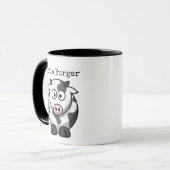 Mug Pas une vache à burger (Devant gauche)