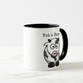 Mug Pas une vache à burger (Devant droit)