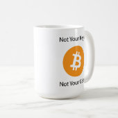 Mug Pas vos clés, pas vos pièces (Devant droit)