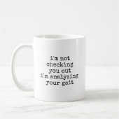 Mug Pas vous vérifier drôle thérapie physique (Gauche)