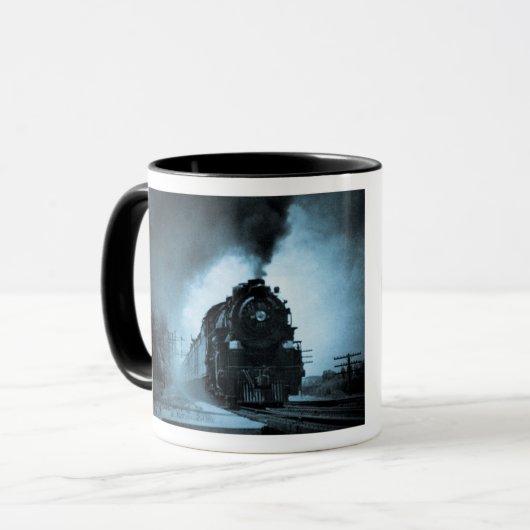 Mug Passager Pacifique 4 cyan de vapeur du Missouri (Devant gauche)