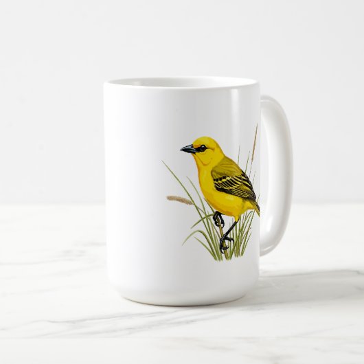 Mug pássaro amarelo (Devant droit)