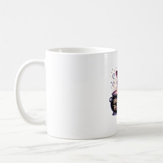 Mug Passe De Ma Potion, Kawaii Halloween Witch Cat Cla (Gauche)
