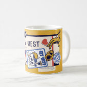 MUG PASSE D'EMBARQUEMENT CLÉ WEST FLORIDA USA (Devant droit)