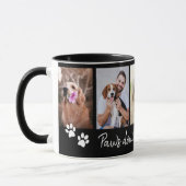 Mug Passe vers le bas Meilleur Chien Papa 5 Photo Coll (Gauche)