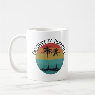 Mug Passeport vers le Sweat - shirt à capuche Paradise