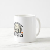 Mug Passer du temps avec mes sorcières design Hallowee (Devant droit)