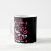 Mug Passez à mon 50e anniversaire comme un patron (Devant gauche)