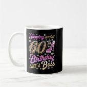Mug Passez à mon 60e anniversaire comme un patron 60 a (Gauche)