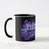 Mug Passion Cyberpunk Typography – Vibrant Modern Word (Gauche)