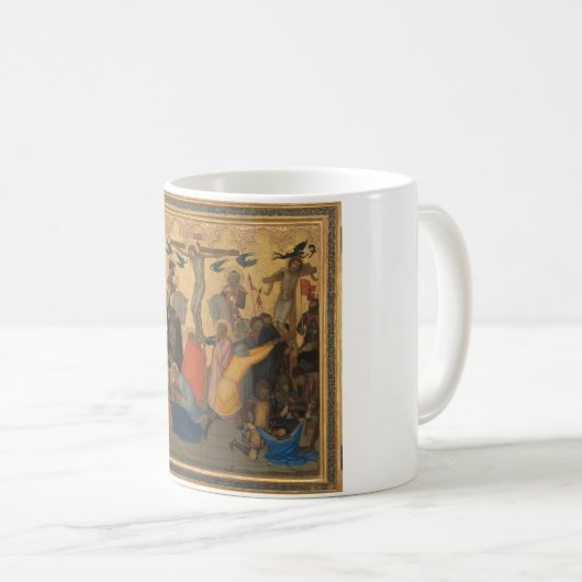 Mug Passion de Jésus Christ Crucifixion Peinture (Devant droit)