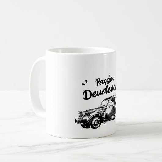 Mug Passion deudeuche - 2CV (Devant gauche)