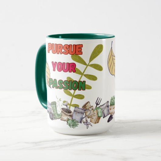 Mug Passion jardinage (Devant gauche)