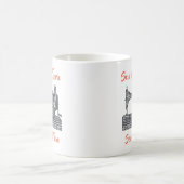 Mug Passionné de couture - Tellement de tissu, si peu  (Centre)