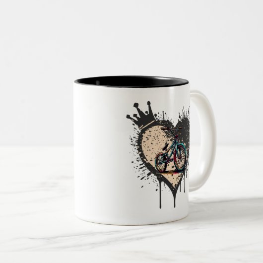 Mug passionné de cyclisme (Devant droit)