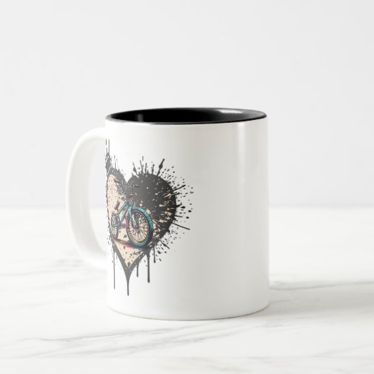 Mug passionné de cyclisme (Devant gauche)