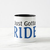 Mug Passionné de vélo, faut juste rouler (Centre)
