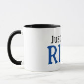 Mug Passionné de vélo, faut juste rouler (Gauche)