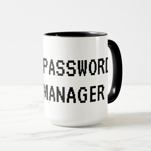 Mug Password Manager met en sourdine la cybersécurité (Devant droit)