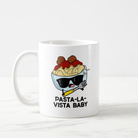 Mug Pasta-la-vista Bébé Drôle Nourriture Pâte Pâte (Gauche)