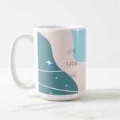 Mug Pastel Abstrait Live Laugh Love (Gauche)