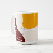 Mug Pastel Abstrait Live Laugh Love (Devant gauche)