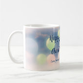 Mug Pastel Balloons Joyeux Anniversaire Nom personnali (Gauche)