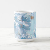 Mug Pastel Bleu Doux Jacaranda Arbre Fleurs Fleurs (Centre)