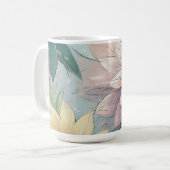 Mug Pastel Blossom éclate : Floral Explosion Motif (Devant gauche)