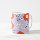 Mug Pastel Botanique Rose : Motif Floral (Devant droit)