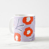 Mug Pastel Botanique Rose : Motif Floral (Devant gauche)