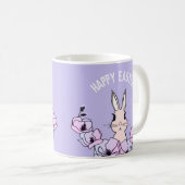 Mug Pastel Bunny Magnolia Fleur Pâques (Devant droit)