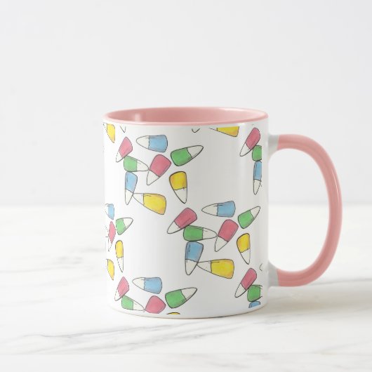 Mug Pastel Candy Corn Fête de Pâques Printemps (Droite)