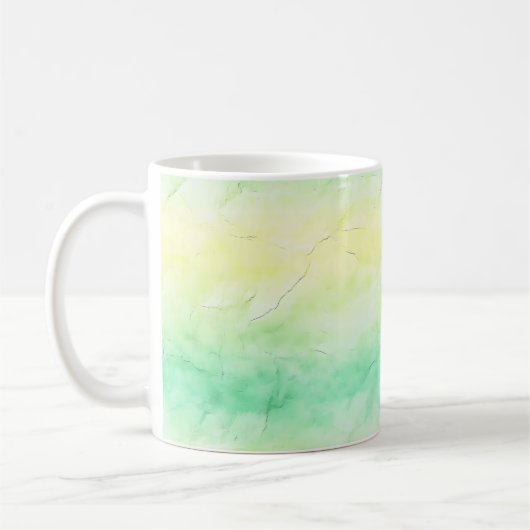 Mug Pastel clair jaune vert (Gauche)