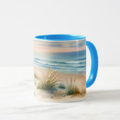 Mug Pastel Coastal Dunes Watercolor (Devant droit)