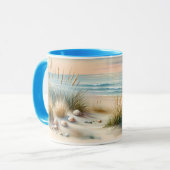 Mug Pastel Coastal Dunes Watercolor (Devant gauche)
