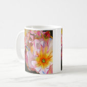 Mug Pastel Cornelia Rose aquarelle peinture (Devant gauche)