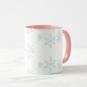 Mug Pastel dans la neige (Devant droit)