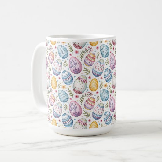 Mug Pastel Easter Egg Pattern (Devant gauche)
