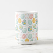 Mug Pastel Easter Eggs Floral Pattern - Cute Spring  (Centre)