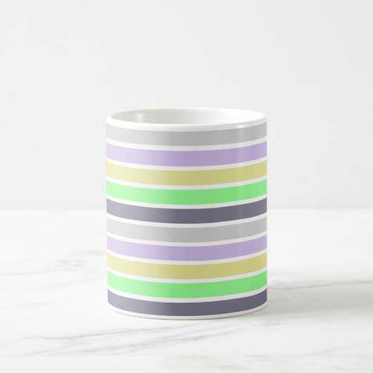 Mug Pastel et rayures blanches (Centre)
