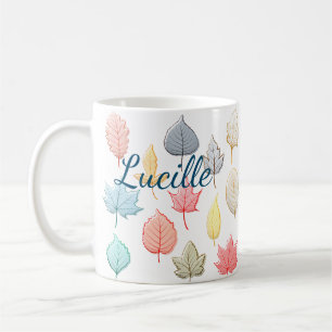 Mug Pastel Feuilles